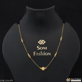 1 Gram Gold Plated Best Unique Design Gold Plated Necklace for Ladies - Style A479