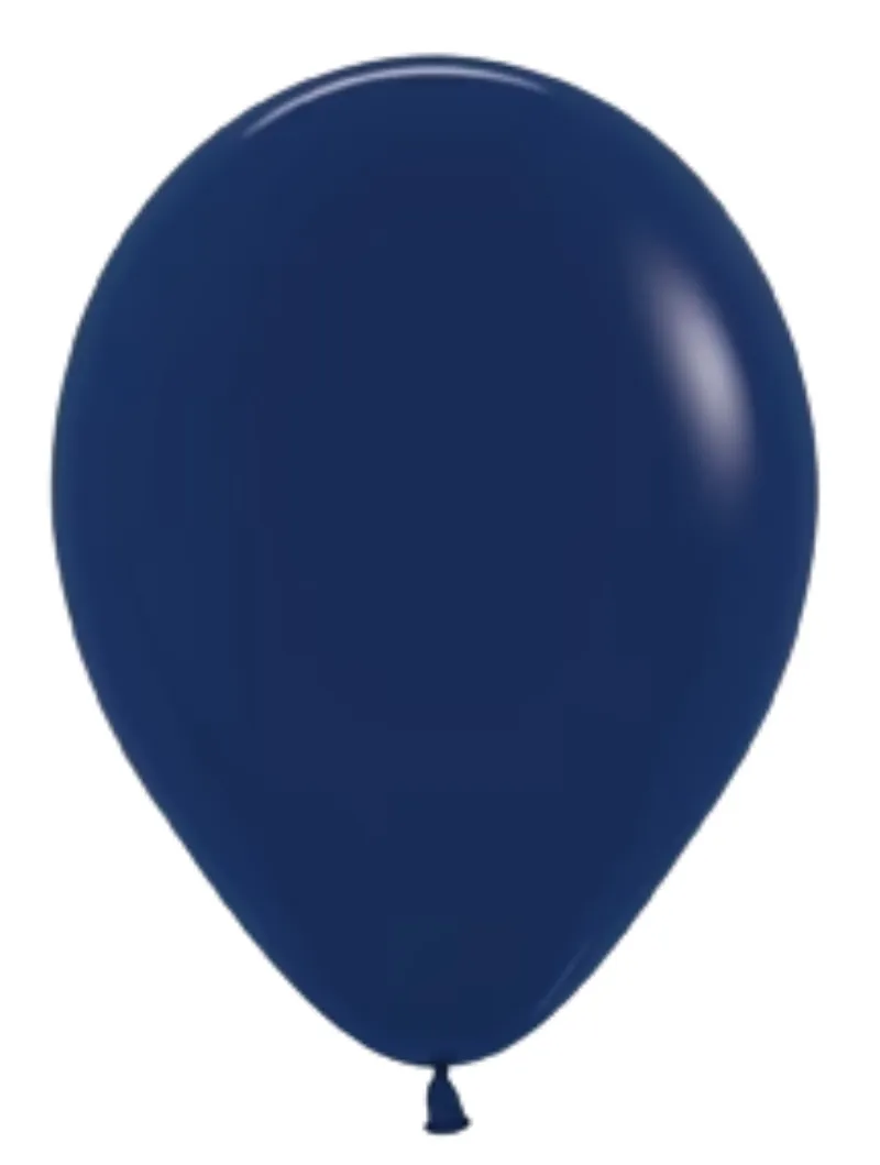 11" Sempertex Fashion Navy Latex Balloons | 100 Count