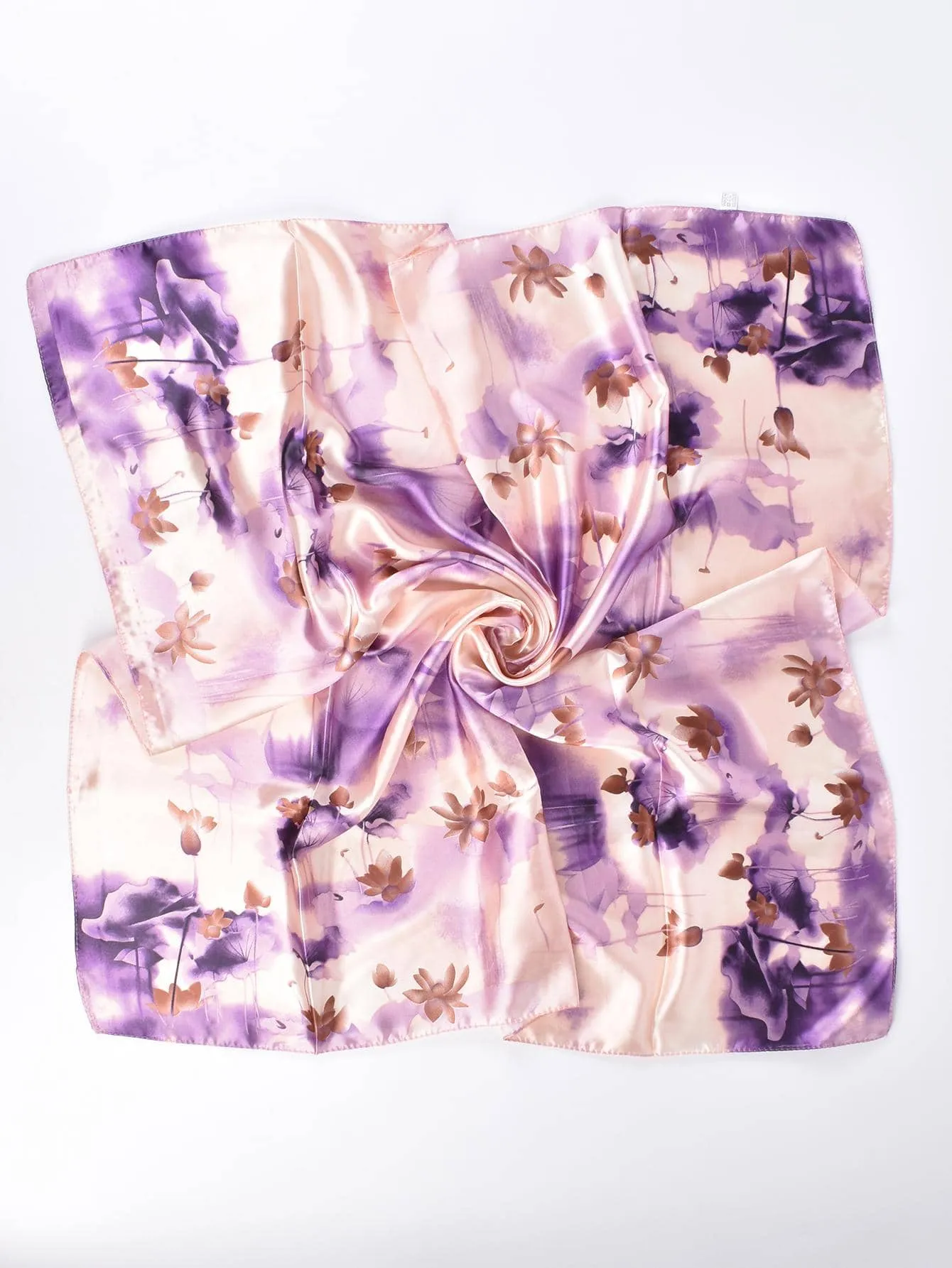 1pc Women Floral Print Fashion Bandana, For Daily Life