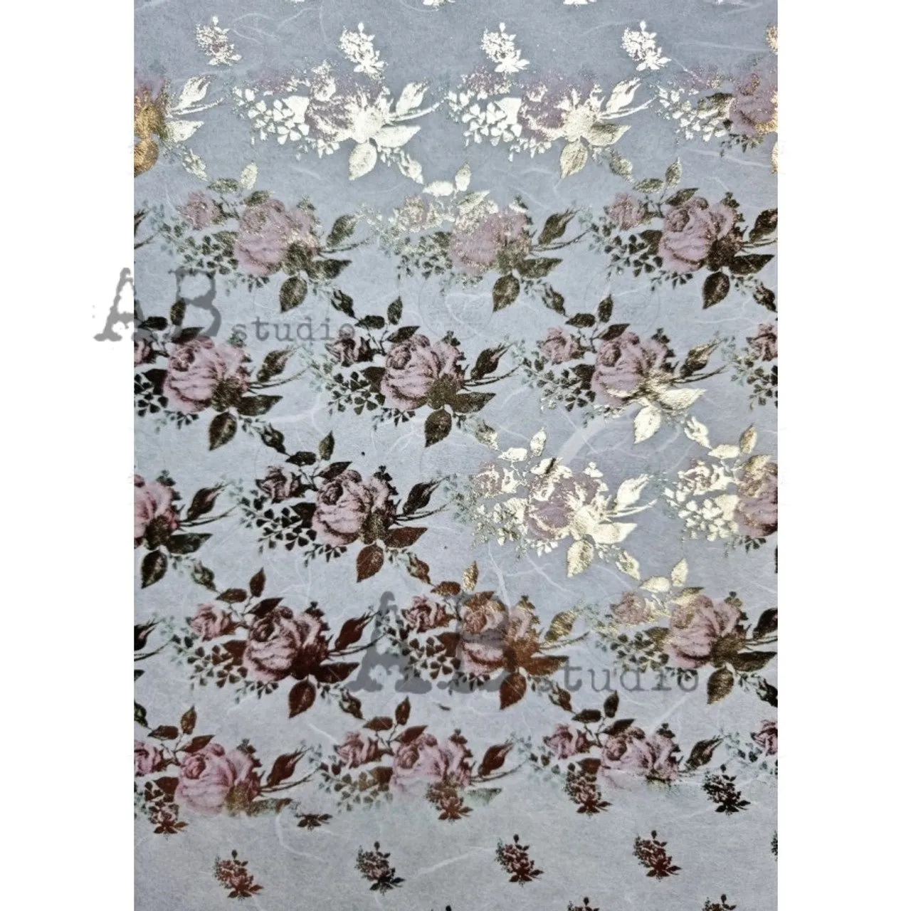 AB Studio - Gilded Winter Flowers (Colour   Gold)