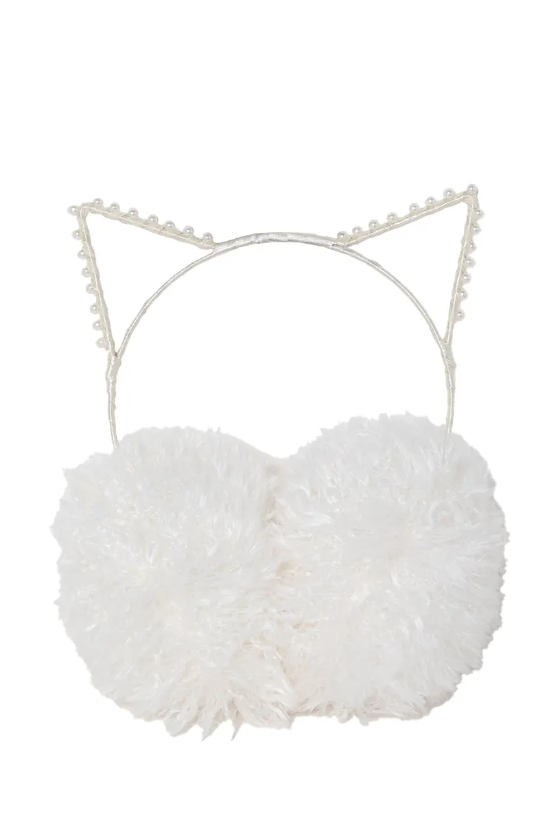 AEMF9389 - Pearl Cat Earmuff