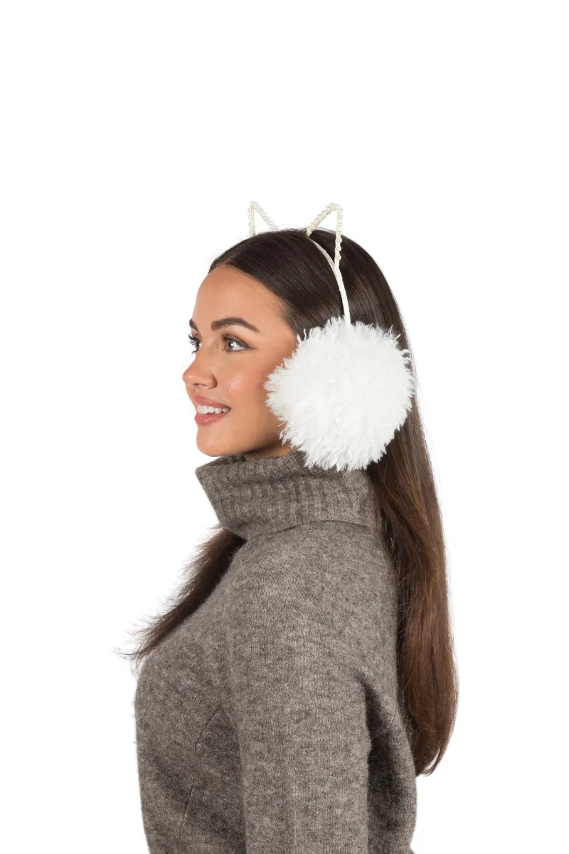 AEMF9389 - Pearl Cat Earmuff