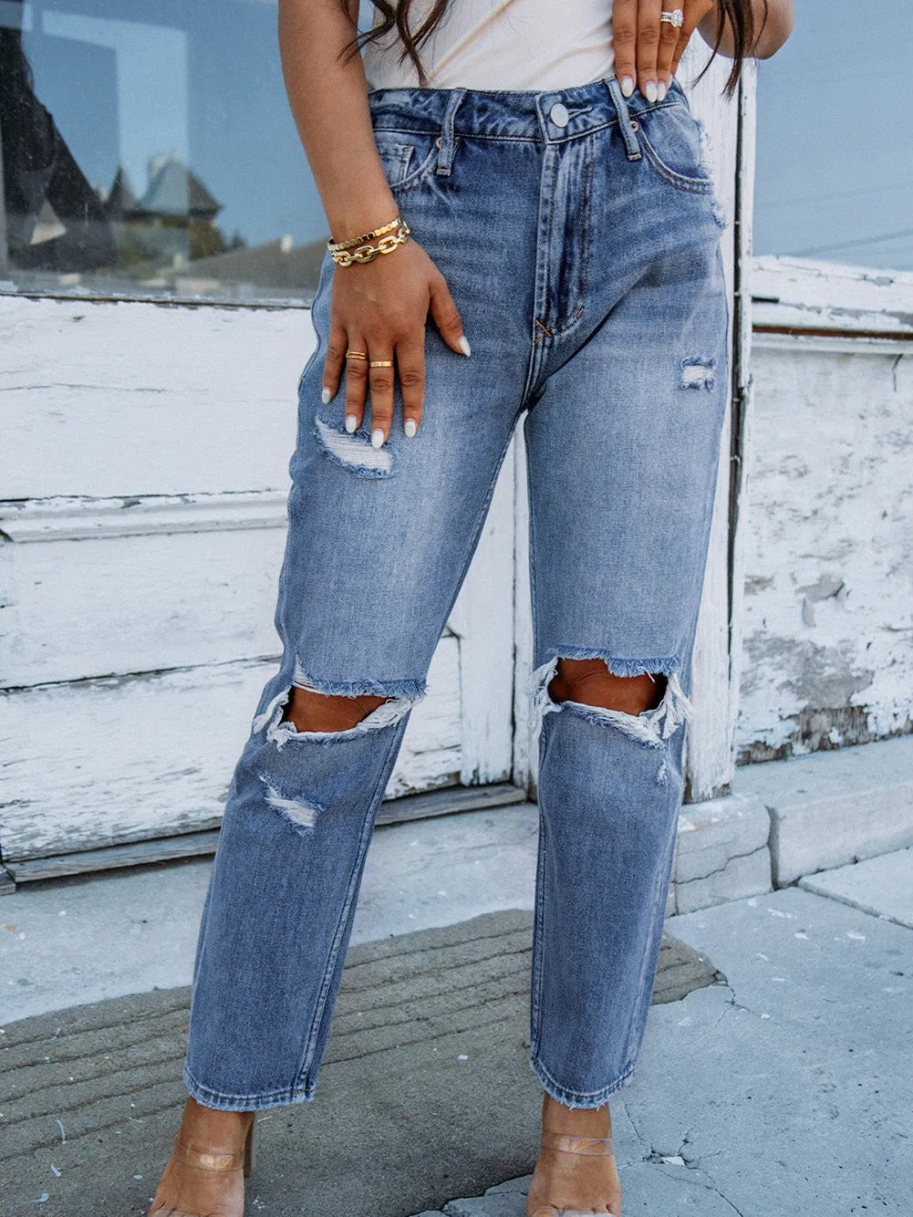 All Season Ripped Jeans