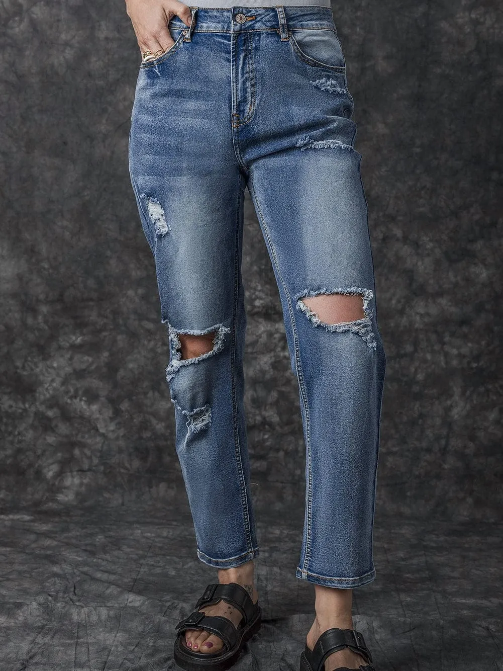 All Season Ripped Jeans