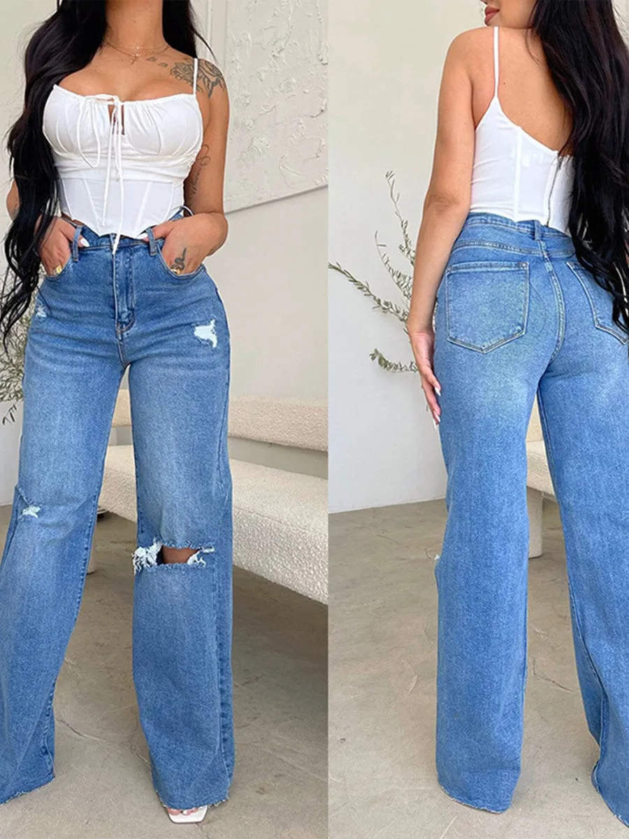 All Season Ripped Jeans