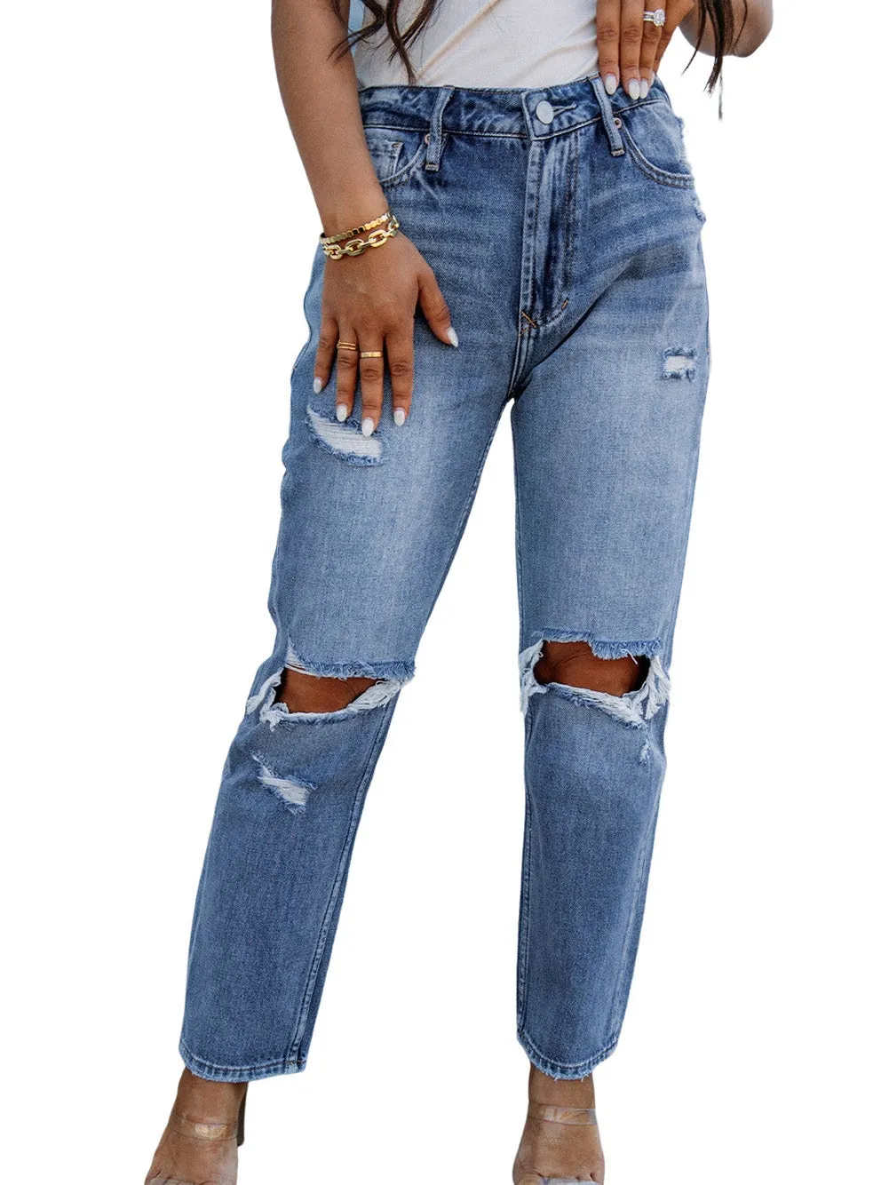 All Season Ripped Jeans