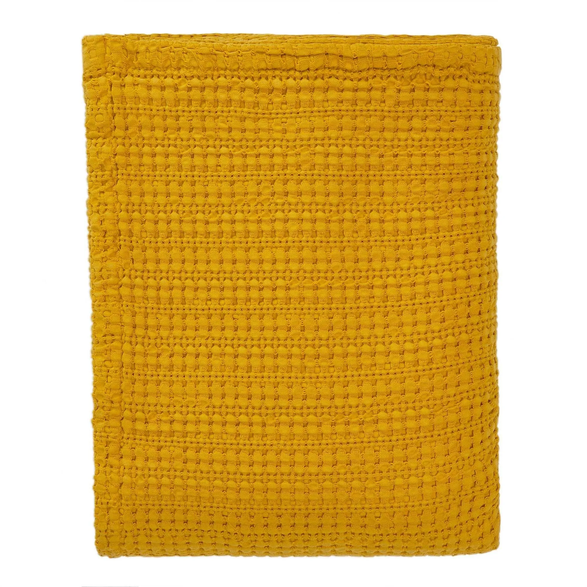 Anadia Cotton Bedspread [Mustard]