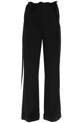 Ann Demeulemeester Belted High-Waist Trousers