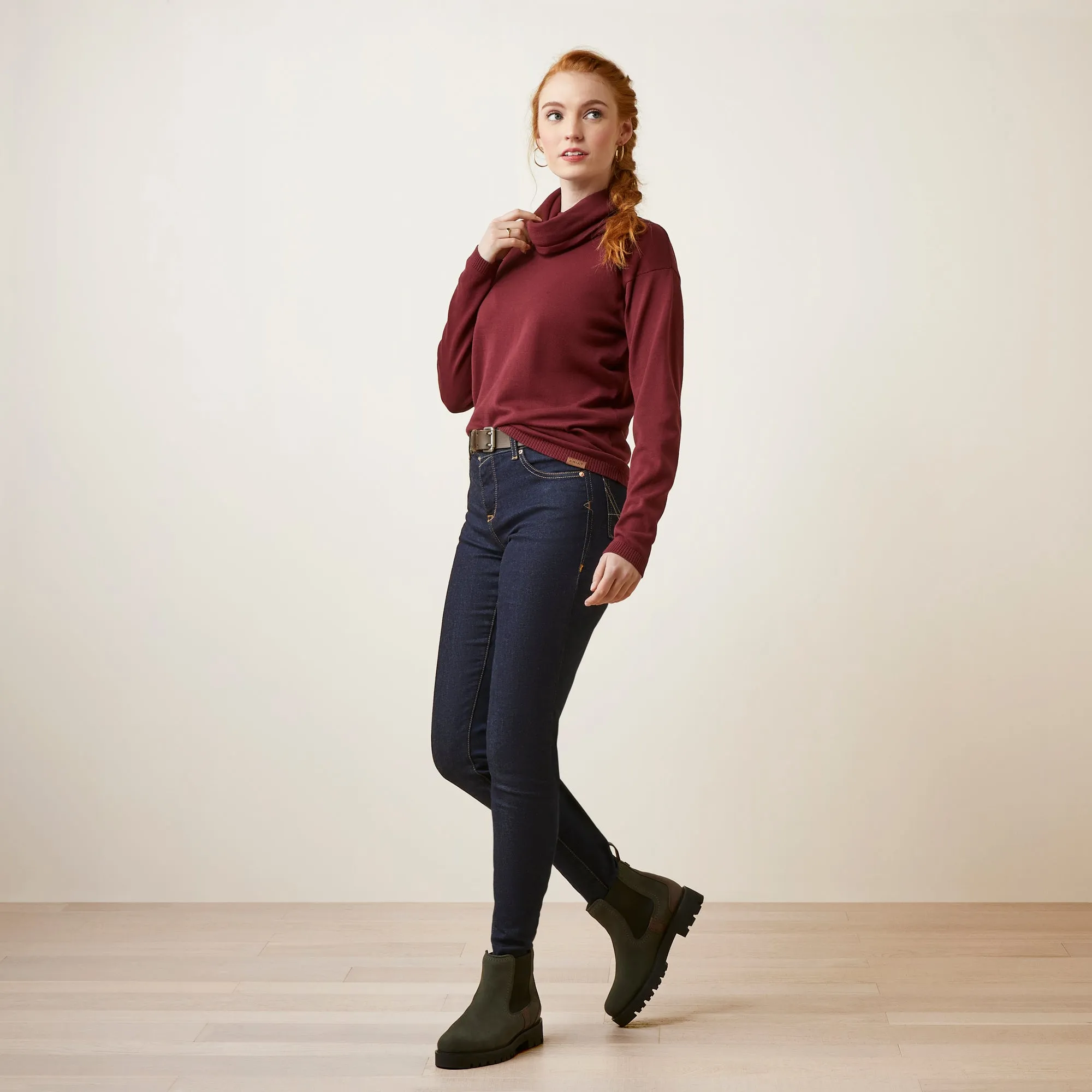 Ariat Ladies Lexi Sweater - Tawny Port