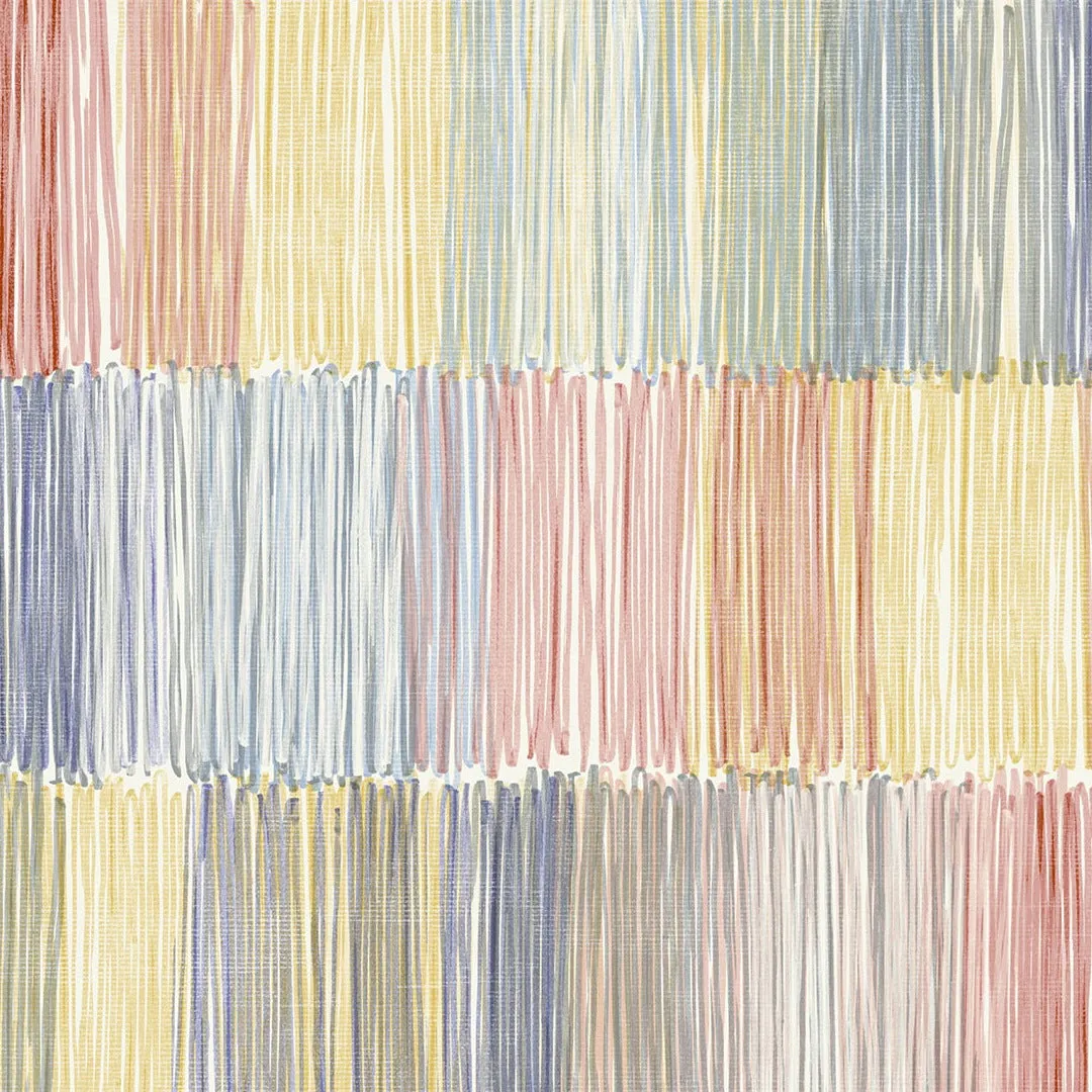 Arielle Abstract Stripe Coastal Haven Wallpaper