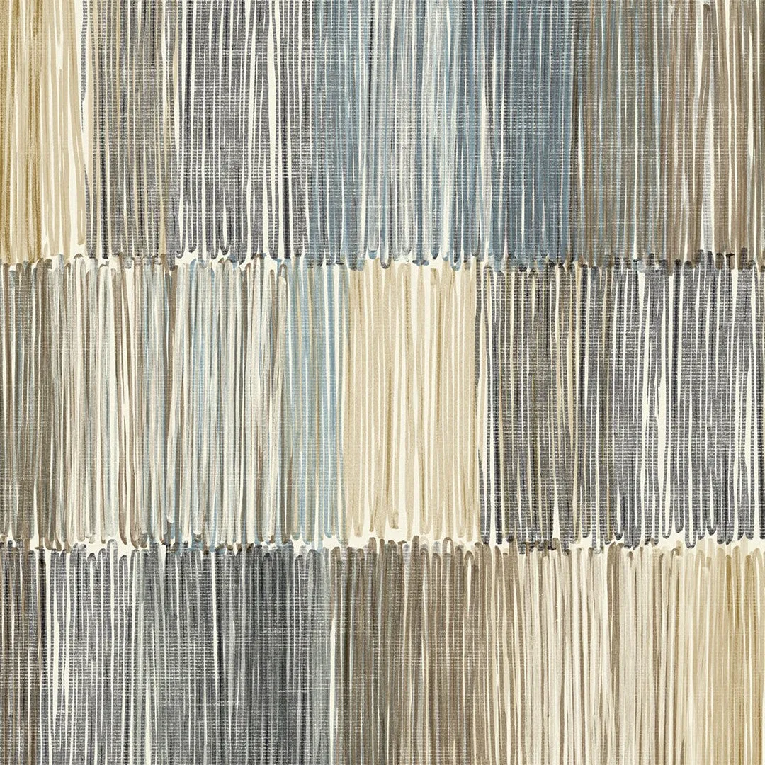 Arielle Abstract Stripe Coastal Haven Wallpaper