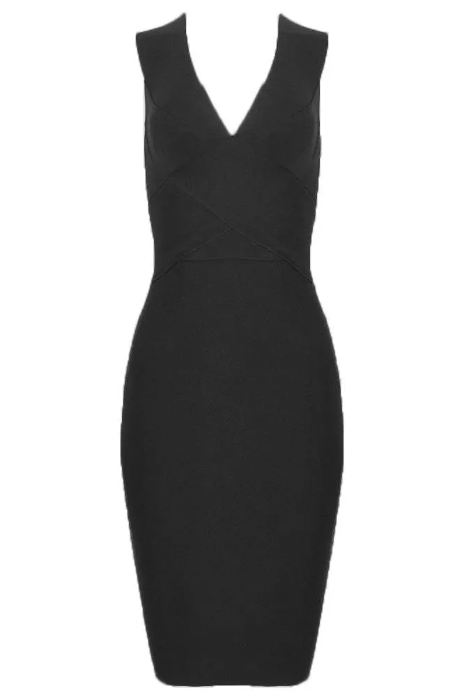 Ash Bandage Dress - Classic Black