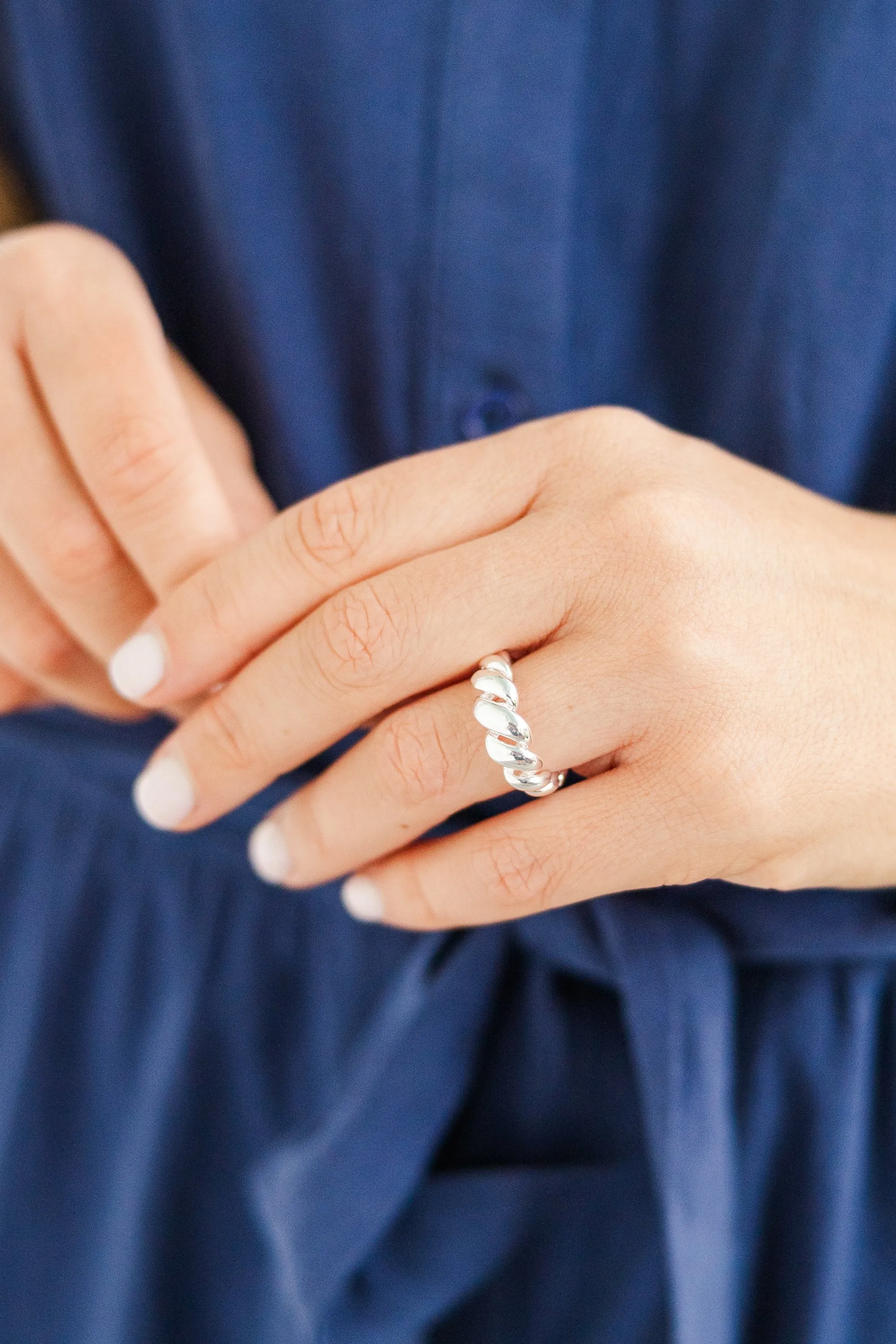 Aurora Adorn Ring, Silver