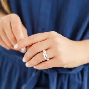 Aurora Adorn Ring, Silver