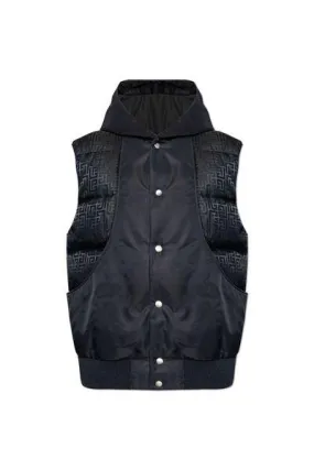 BALMAIN Monogrammed Navy Vest