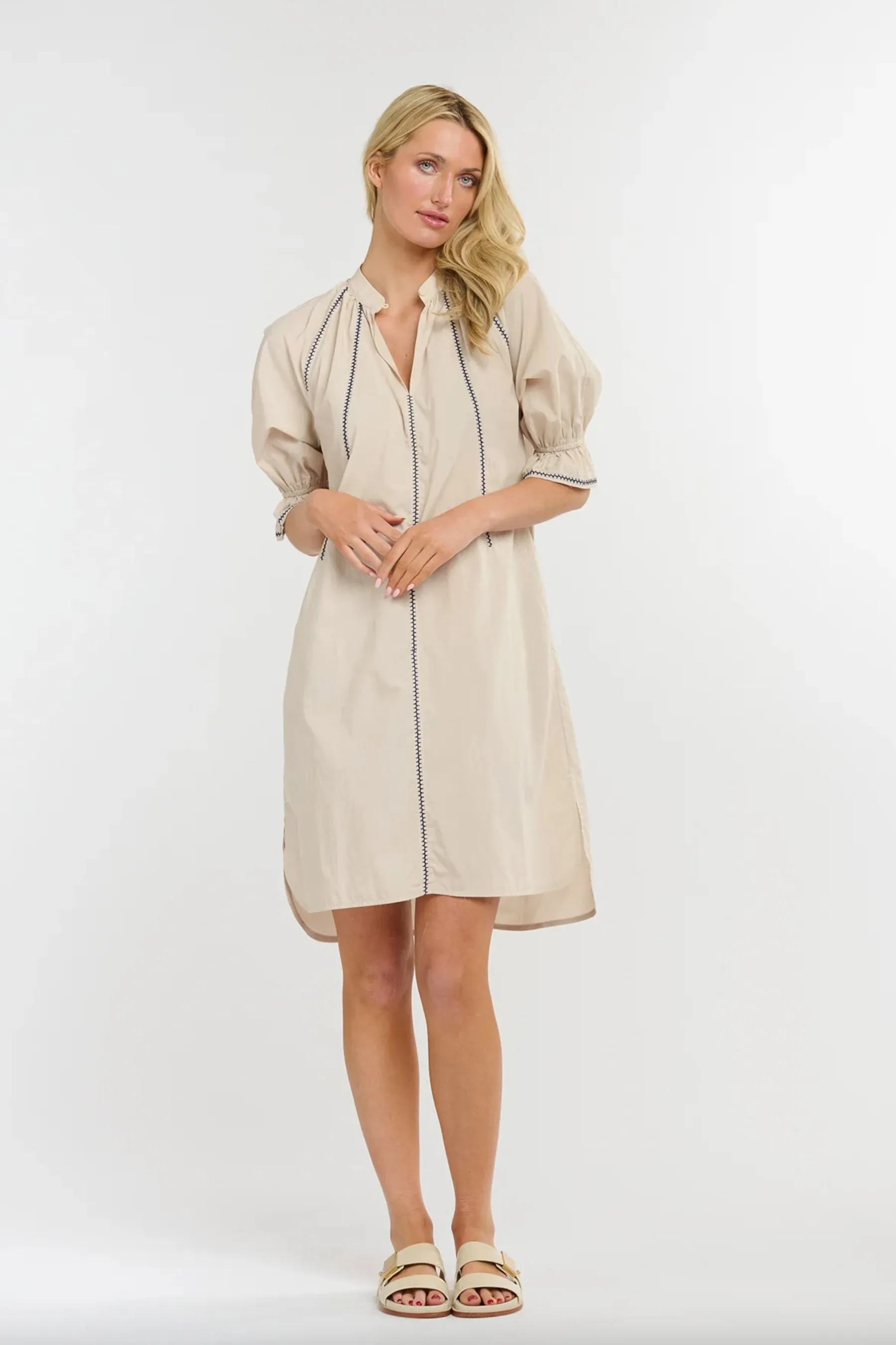 Bennett Dress | Almond