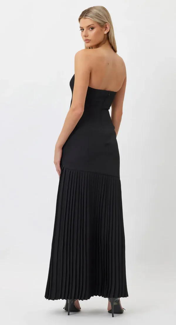 Bianca Mara Pleated Dress Black