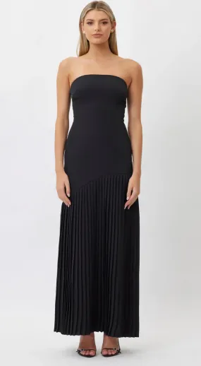 Bianca Mara Pleated Dress Black