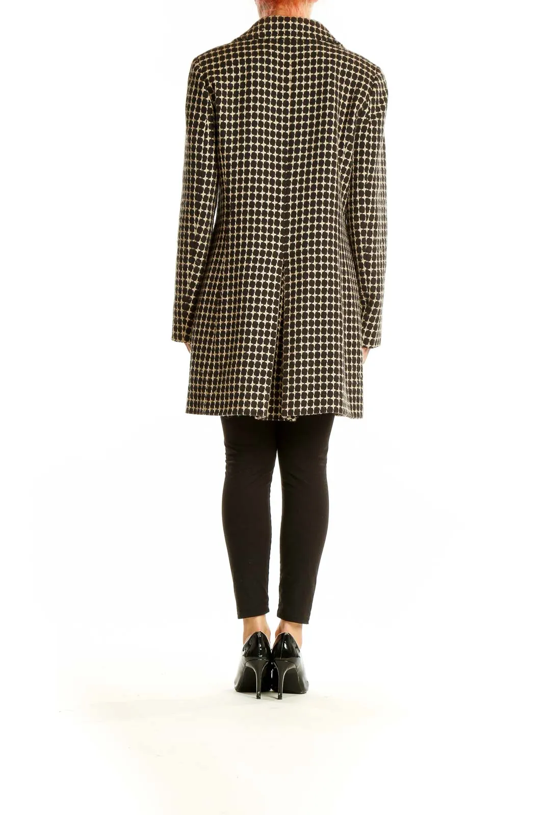 Black and Tan Polka Dot Coat