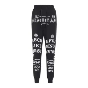 Black Ouija Pentagram Sweatpants