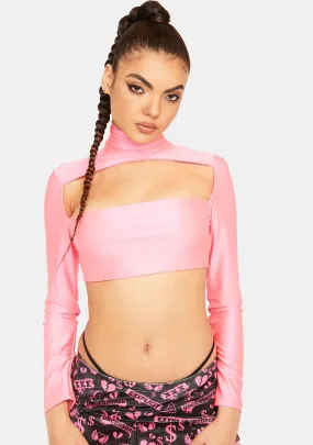 Blush All At Once Cutout Crop Top