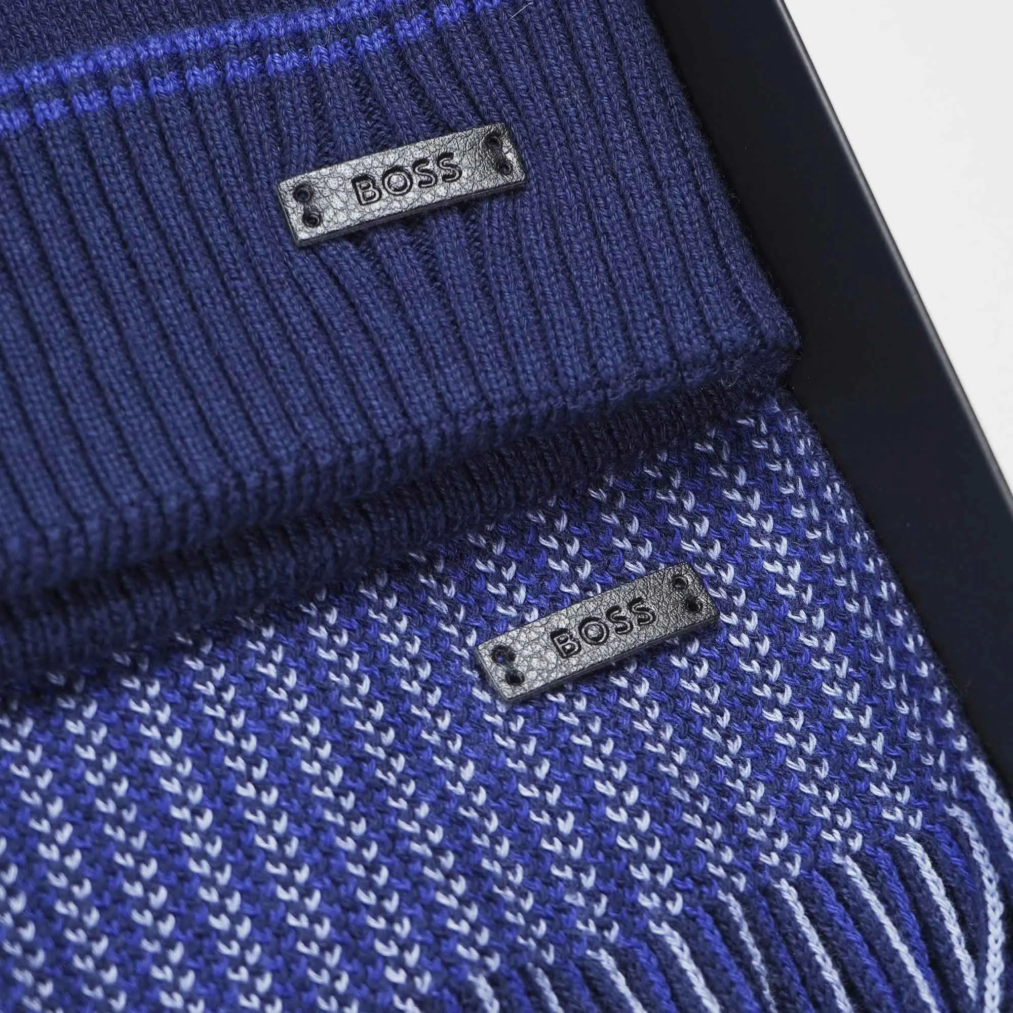 Boss Hat and Scarf Set - Blue