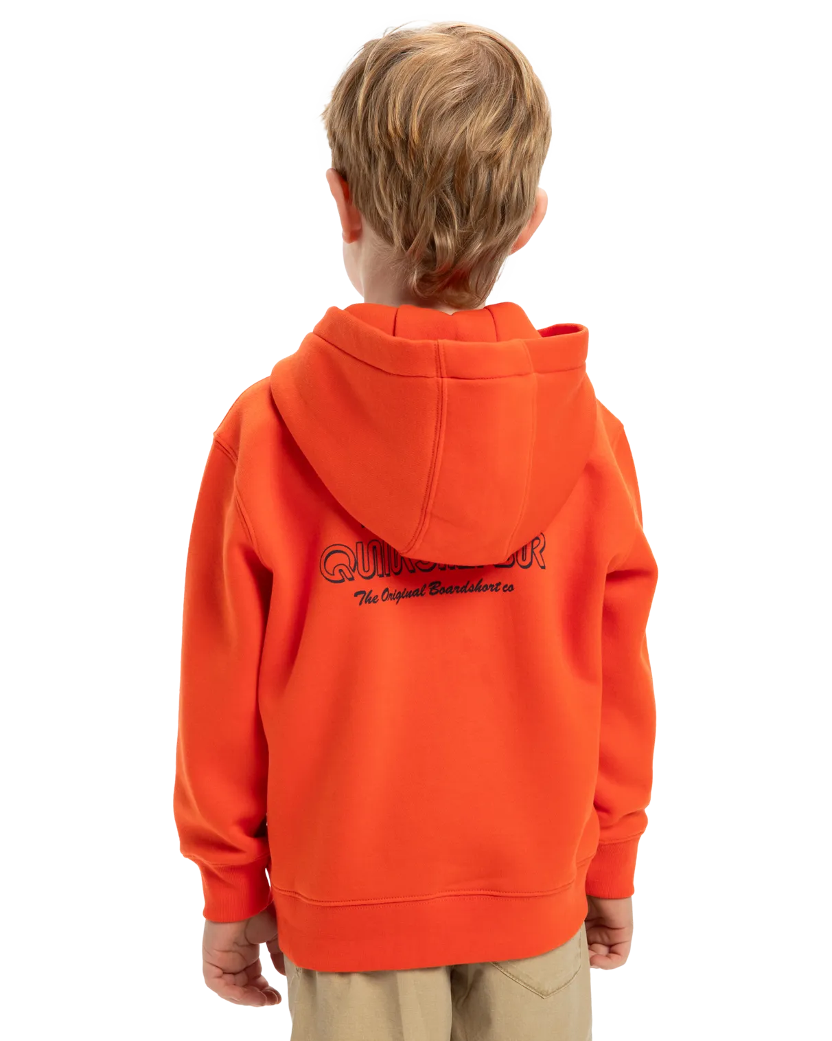 Boys Day Tripper Zip Hoodie in Tigerlily