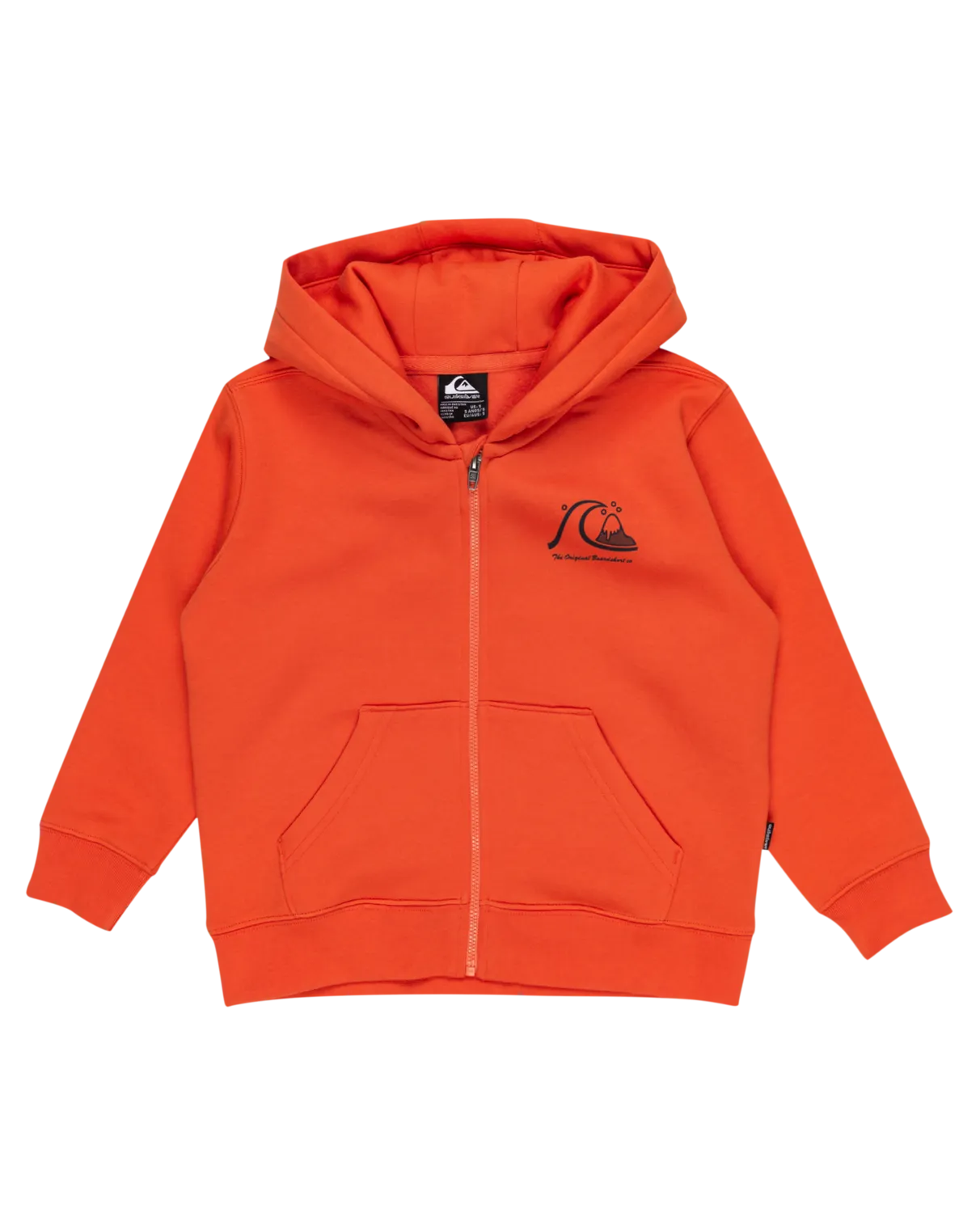 Boys Day Tripper Zip Hoodie in Tigerlily