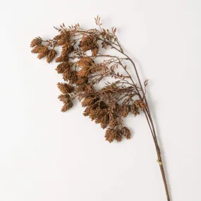 Brown Draped Pinecone Spray