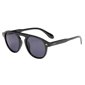 CADIZ | Unisex Round Carrera Fashion Round Brow Bar Sunglasses