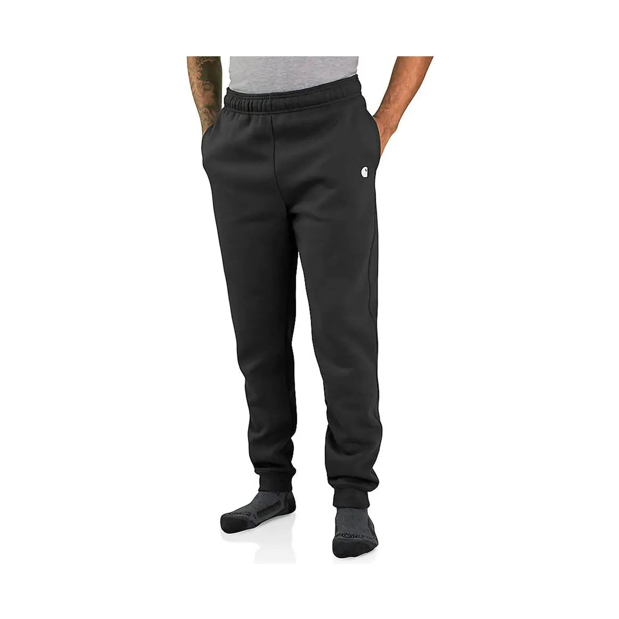 Carhartt Men's Loose Fit Midweight Tapered Sweatpants - Black