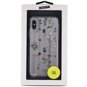 Casetify Floral Grip Case for Apple iPhone XS / iPhone X - Clear/Patterned