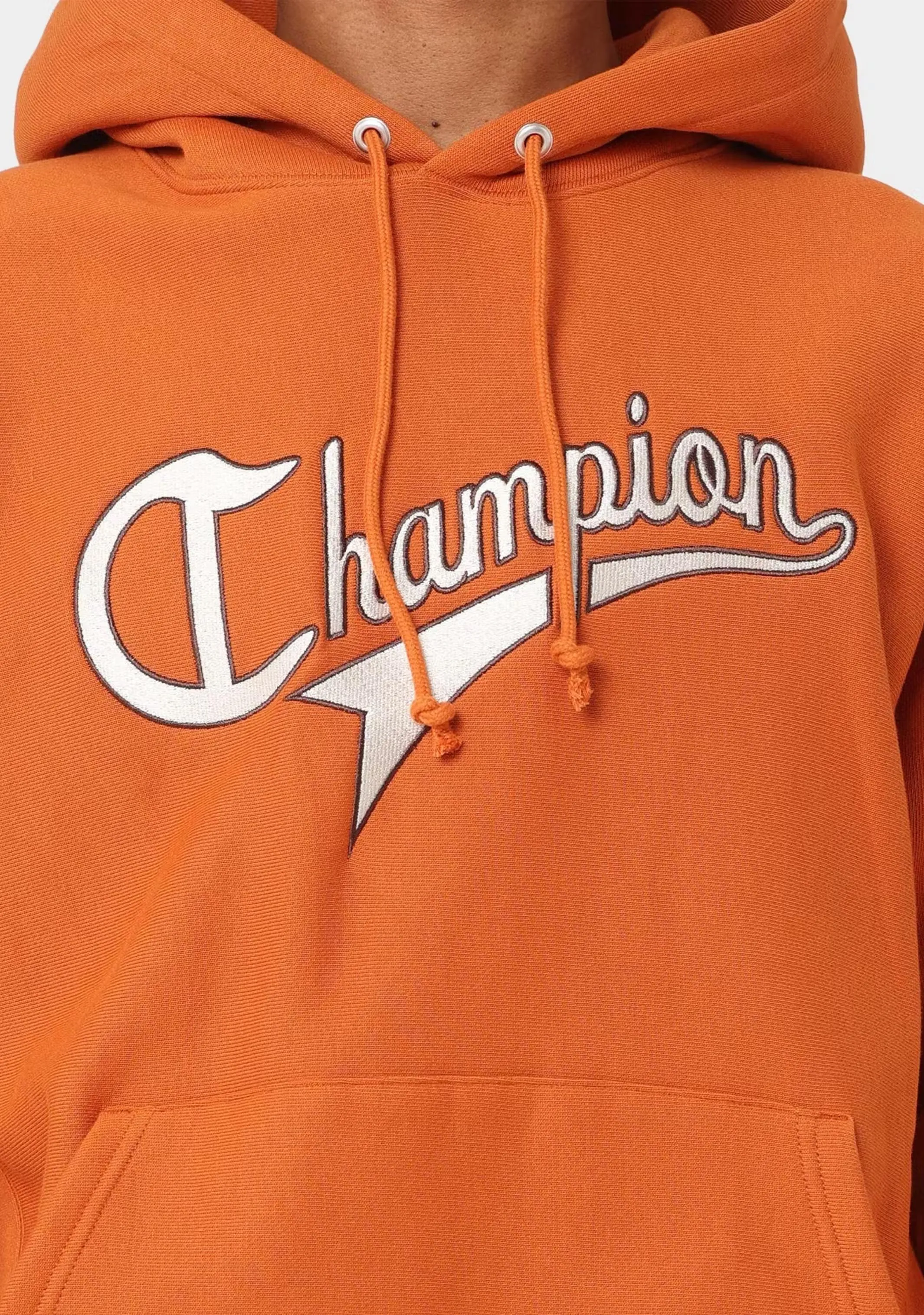 Champion Men's Reverse Weave Collegiate Cursive Script Hoodie <br> AUVLN LAJ