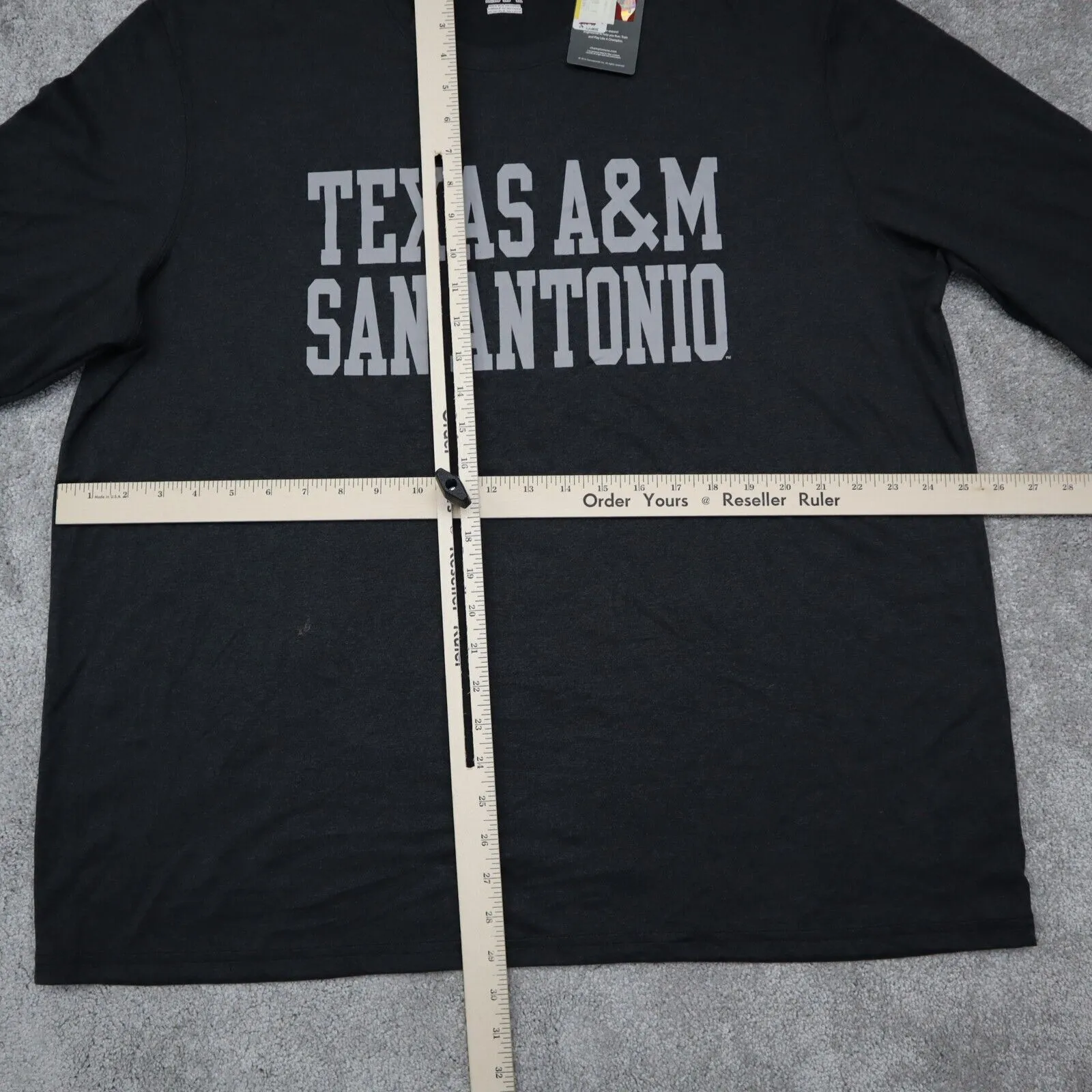 Champion Sports T-Shirt Men's Size 2XL Charcoal Gray Texas A&M San Antonio Shirt