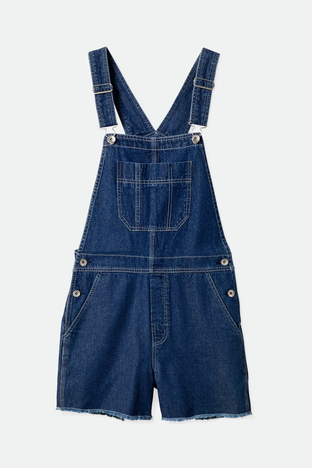 Christina Short Overall - Indigo Rinse