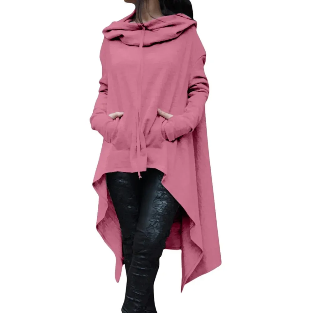 Cloak Style Women's Hoodie: Stylish and casual everyday fashion