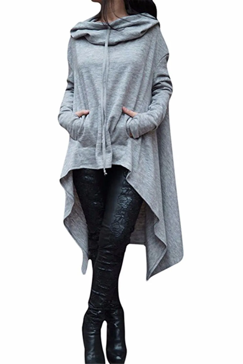 Cloak Style Women's Hoodie: Stylish and casual everyday fashion