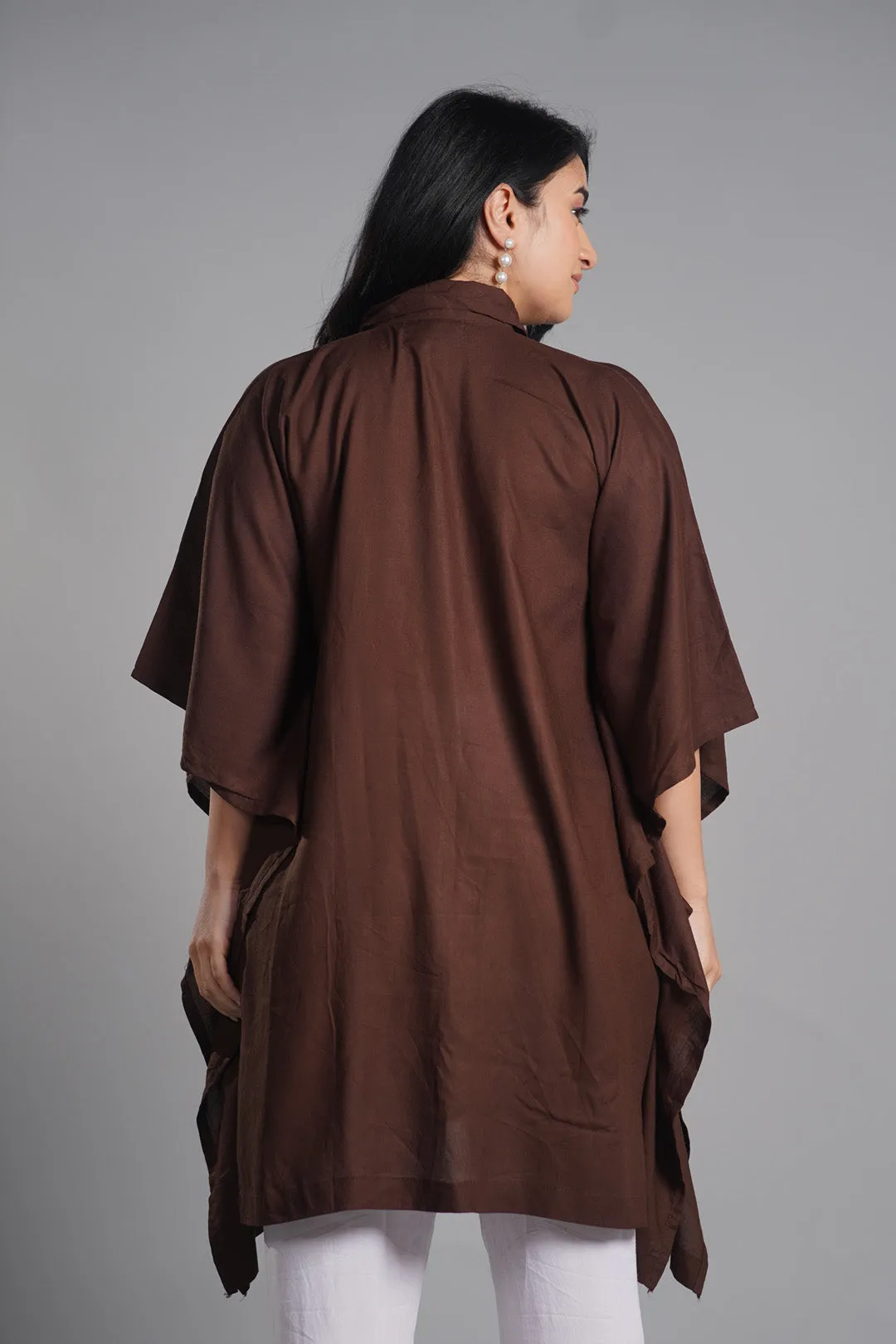 Coffee Rayon ShirtKurta - MittiDi