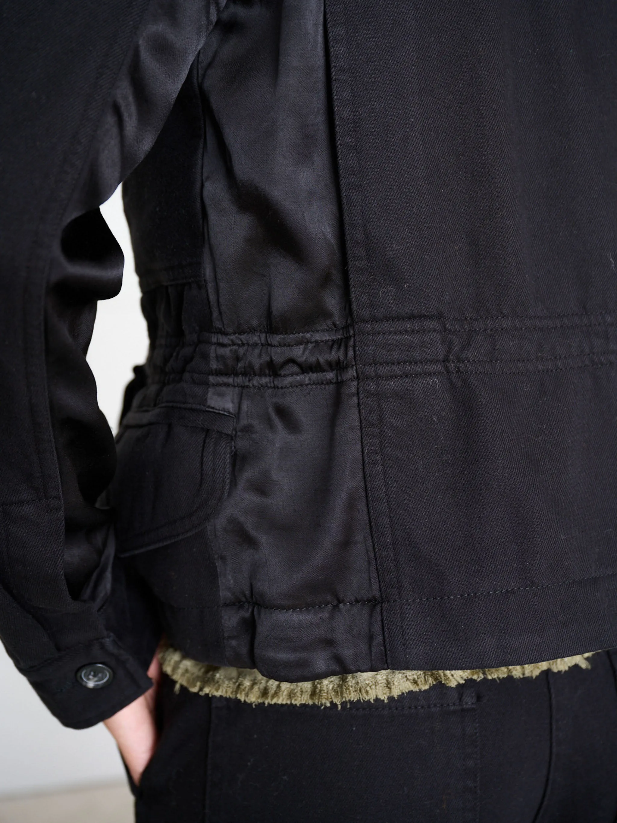 Collins Jacket in Tencel Twill - Black *Final Sale*