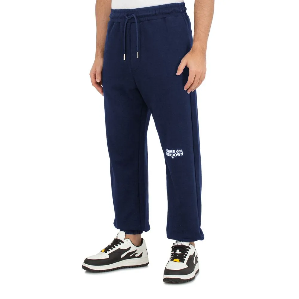 Comme Des Fuckdown Blue Cotton Jeans & Pant