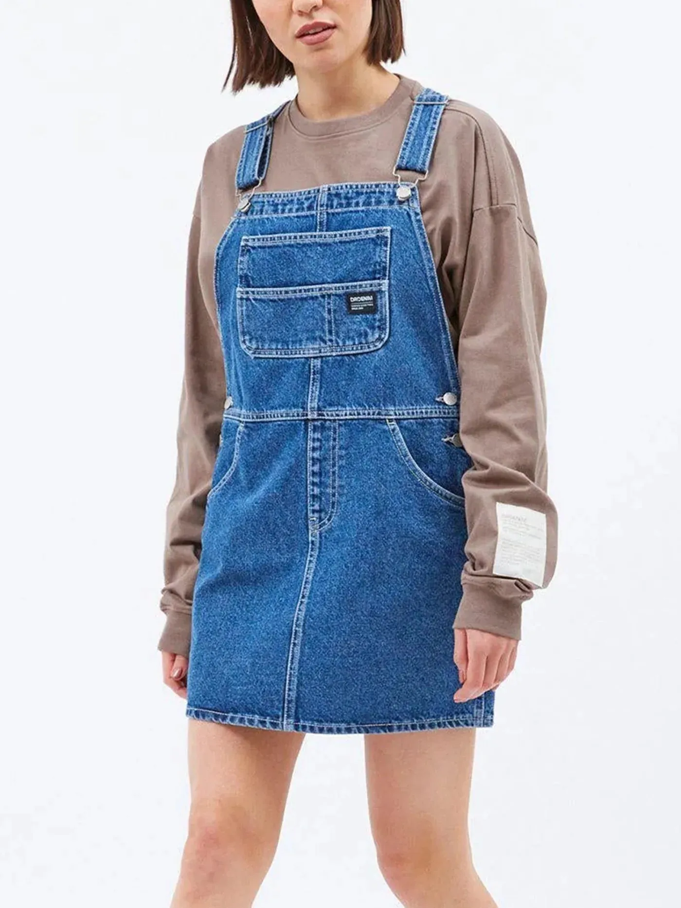 Connie Dungaree Overall Skirt by Dr Denim