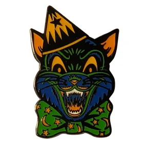 Crazy Cat Enamel Pin