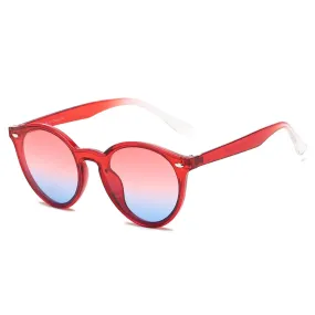 CROSBY - Unisex Fashion Retro Round Horn Rimmed Sunglasses