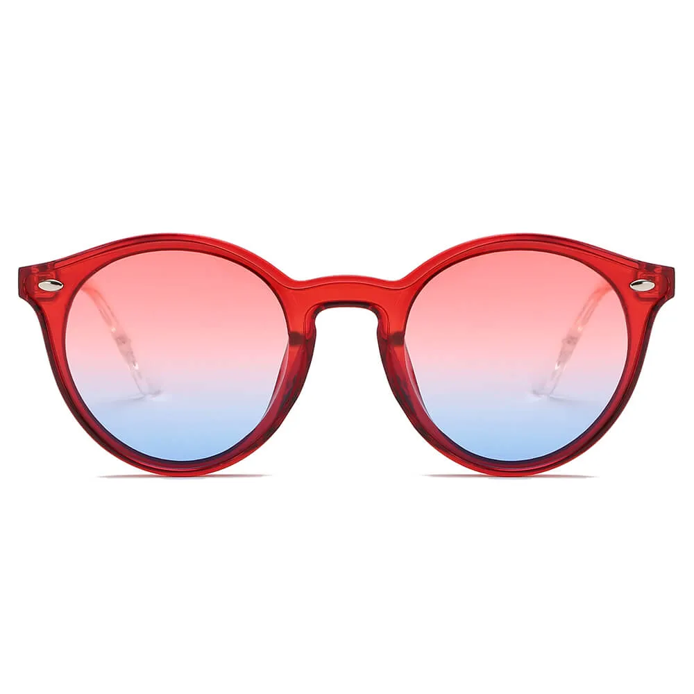 CROSBY - Unisex Fashion Retro Round Horn Rimmed Sunglasses