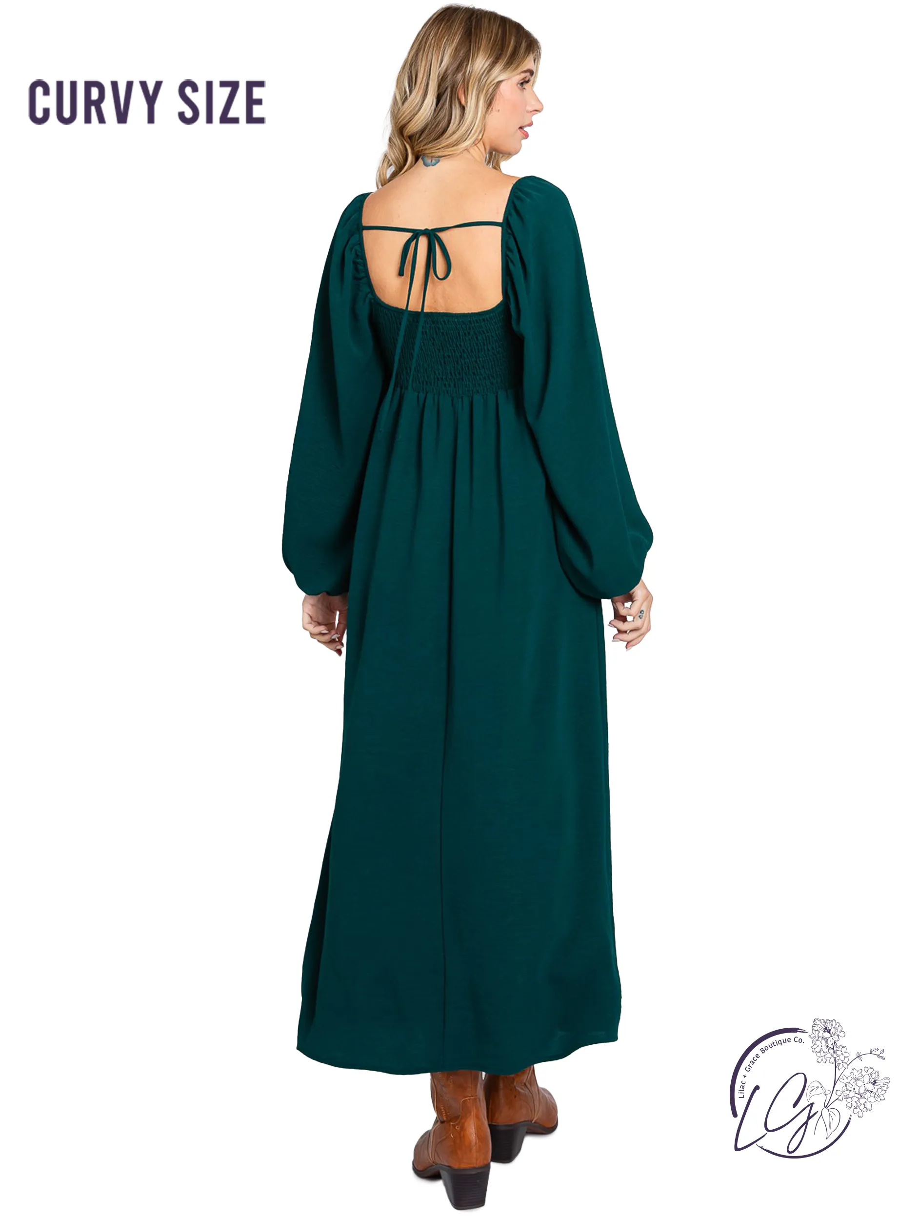 Curvy Harvest Breeze Maxi Dress