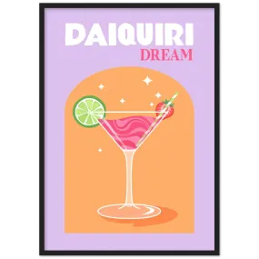 Daiquiri Dream Retro Wall Art