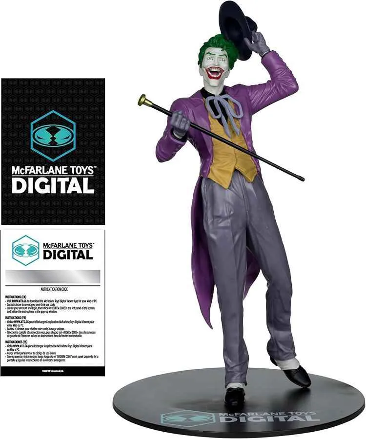 DC Multiverse Digital The Joker (By Jason Fabok) 1/6 Scale 12inch Posed Figure PVC Statue