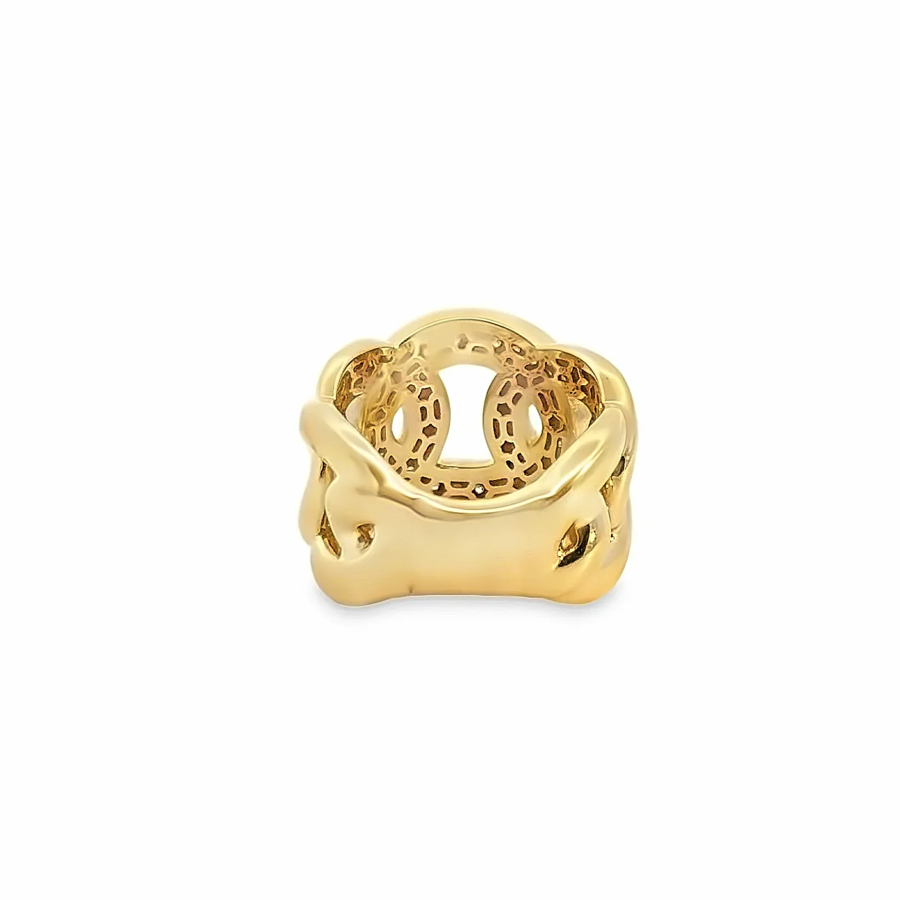 Diamond Link Fashion Ring