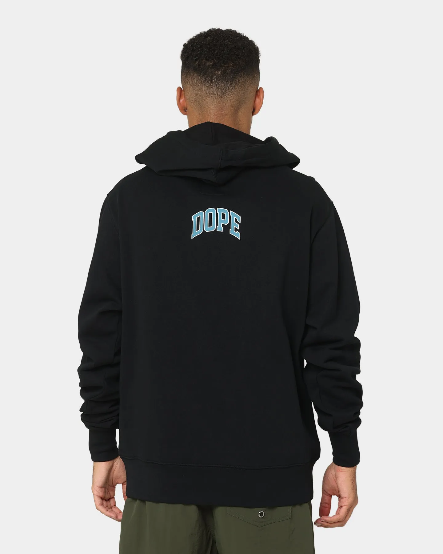 DOPE Varsity Arch Hoodie Black/Green