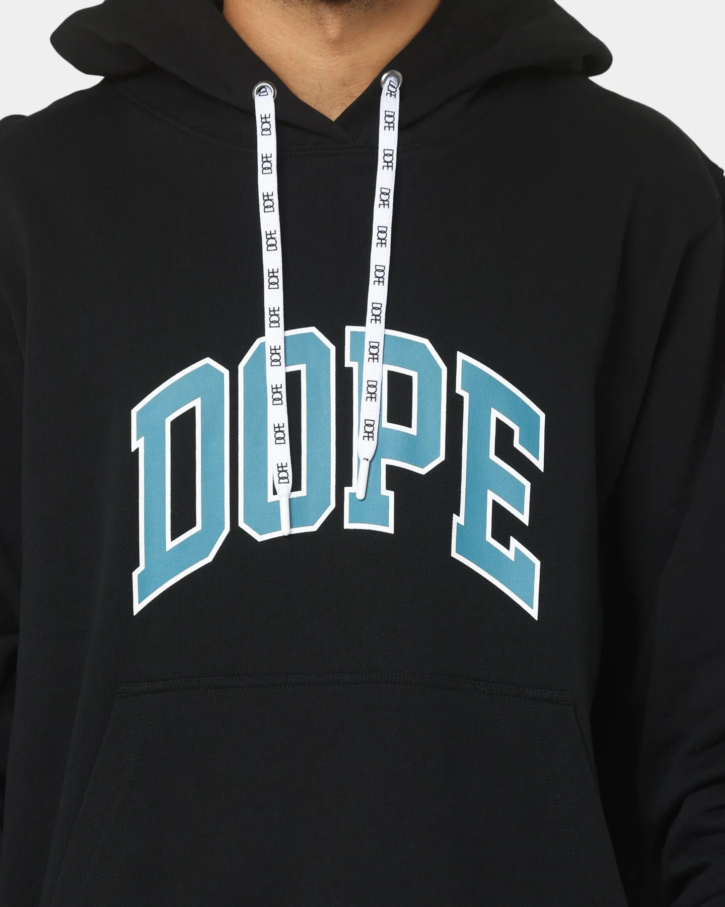 DOPE Varsity Arch Hoodie Black/Green